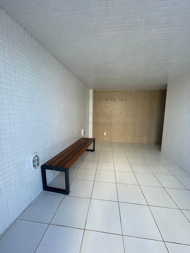 Apartamento com Varanda Churrasqueira e Garagem