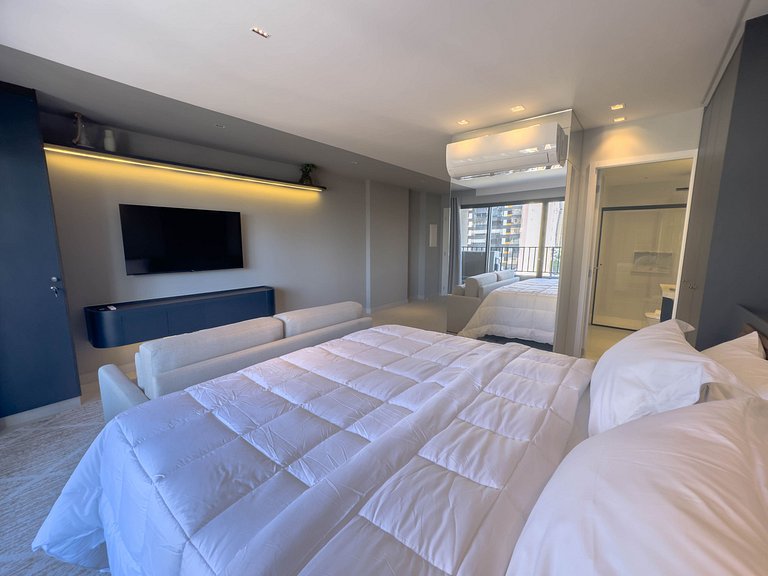 FR1303B Estúdio com cama king-size e garagem